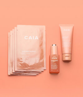 CAIA Glow Series — Tan Serum, Mask, Scrub